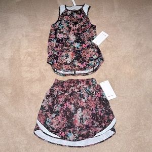 Lululemon Set NWT - Sculpt Tank and Hotty Hot Skirt with Shorts